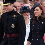 Kate looks stunning in blue military-style jacket by Alexander McQueen