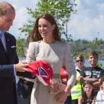 Kate wears a By Malene Birger "Bullet" dress to Yellowknife.