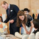 Kate wears whistles at the inner city arts