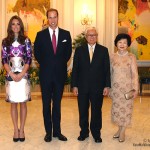 Kate Middleton attends state dinner in Singpore
