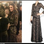 kate's black lace temperley dress
