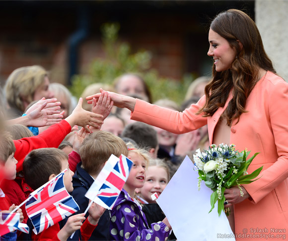 Kate visits Naomi House Hospice