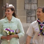 Kate with Bear Grylls