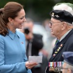 The Duke and Duchess of Cambridge attend a wreath laying and commemoration at the war memorial at Seymour Square, Blenheim, as part of their tour of New Zealand and Australia in Wellington, New Zealand, on the 10th April 2014