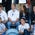 William, Kate and Harry at the Commonwealth Games