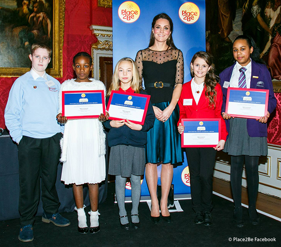 Kate attends the inaugural Place2Be Wellbeing in Schools awards