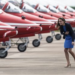 William & Kate take Prince George to the world’s biggest air show
