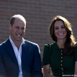 Kate in green D&G dress and Hobbs London coat for day four