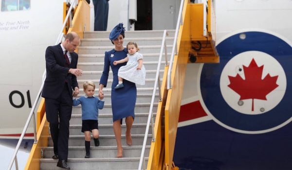 William, Kate, George and Charlotte land in Victoria for day one of the 2016 Canada Tour