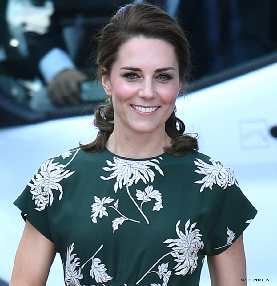 Kate Middleton wears Rochas floral dress to the Chelsea ...