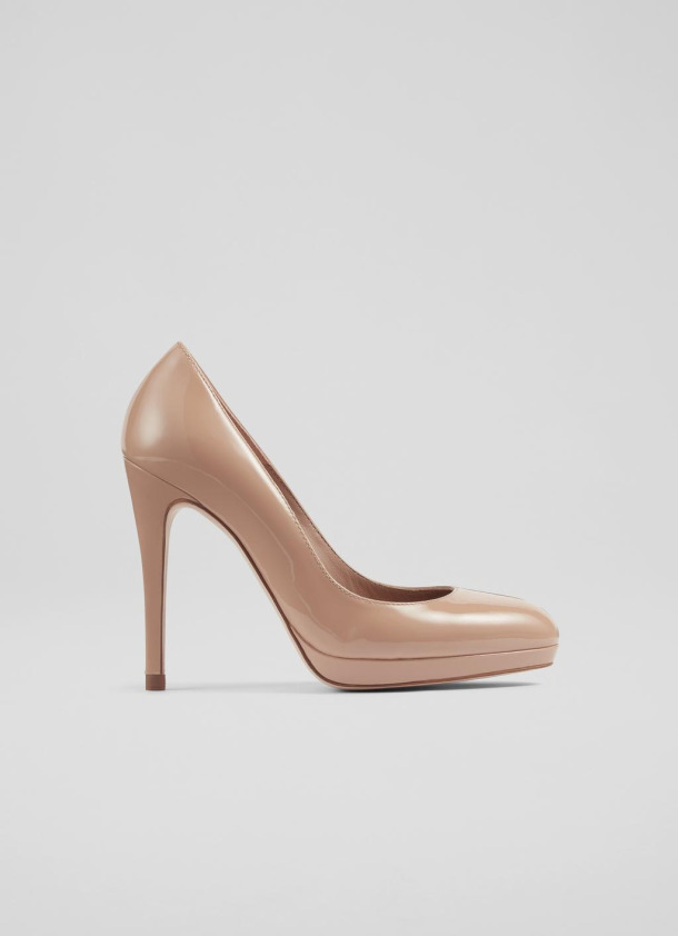 L K Bennett Sledge Nude Pumps Worn By Kate Middleton