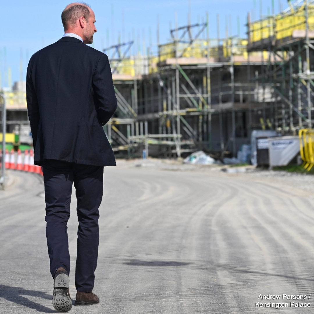 Prince William visiting the Nansledan housing development in Cornwall on 21 May 2026