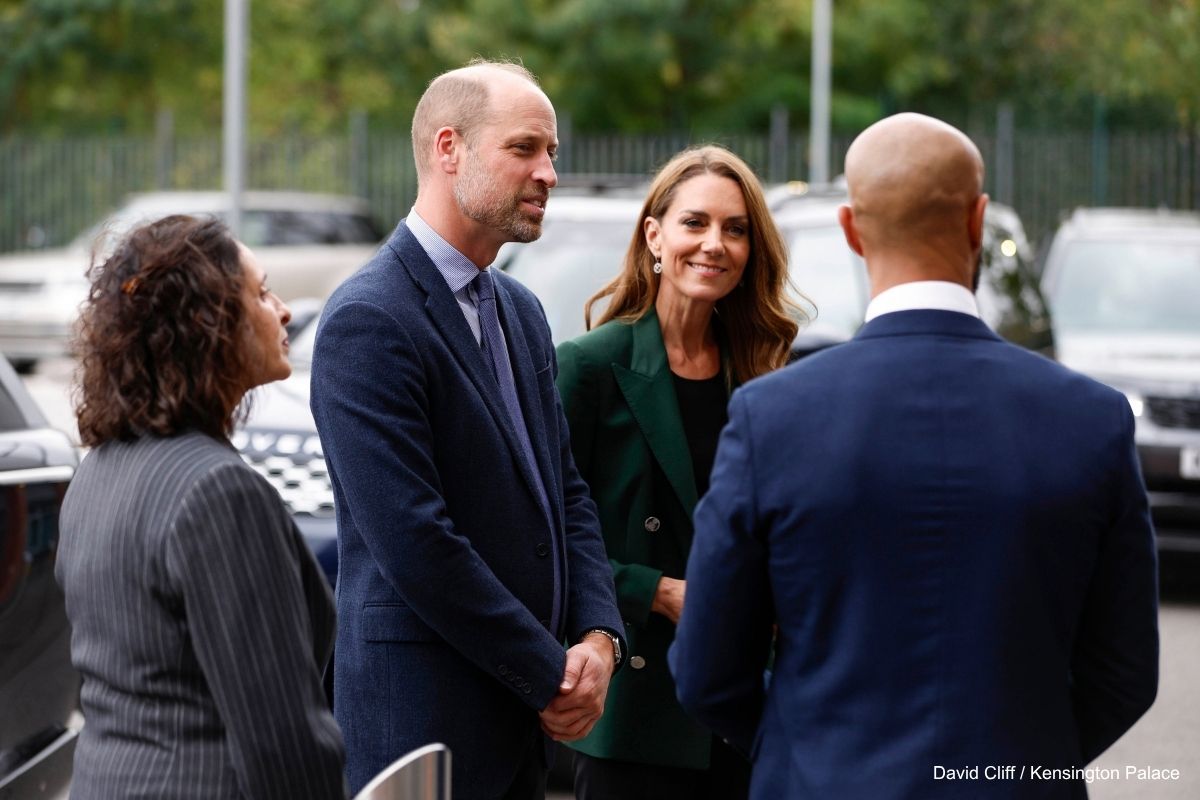 Kate and William arrive at Headingley Rugby Stadium
