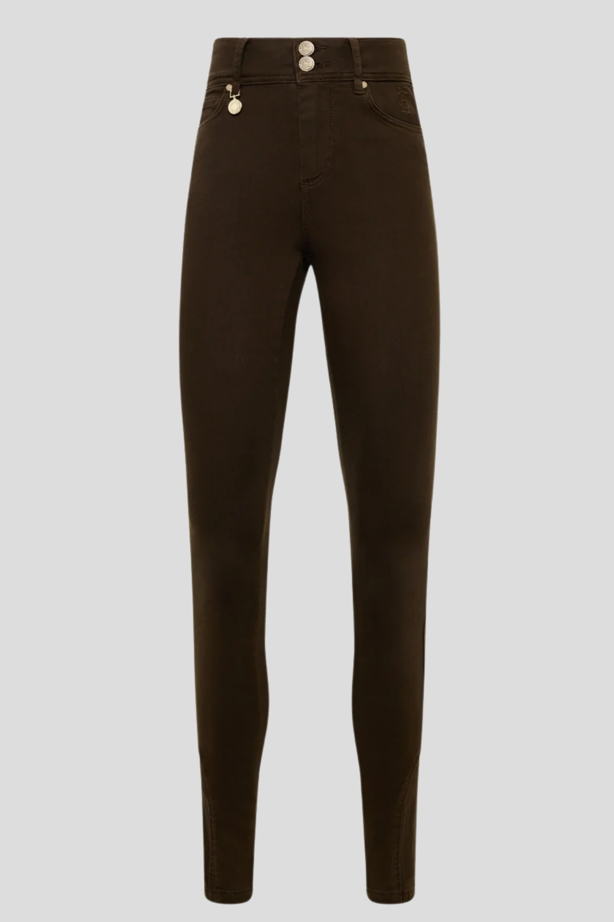 Holland Cooper Jodhpur Jeans in chocolate brown