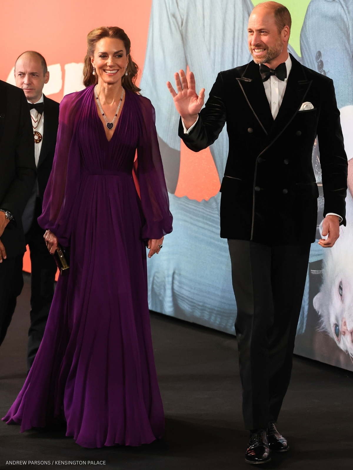 Kate Middleton and Prince William attend the Digger film premiere in London