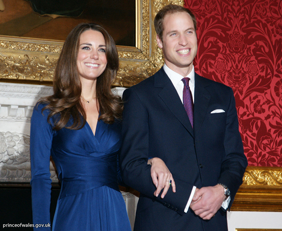 Kate Middleton's engagement dress by Issa London