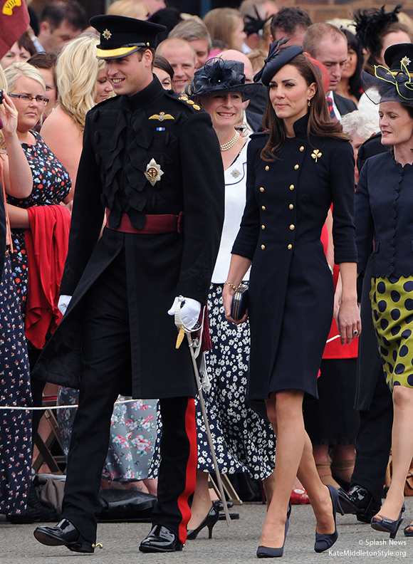 William and Kate on Armed Forces Day