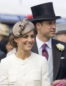 Kate Middleton wearing the Whiteley hat in Cappuccino