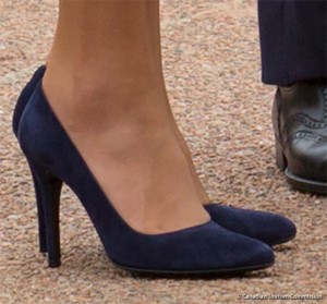 Blue Suede Alexander McQueen Pumps