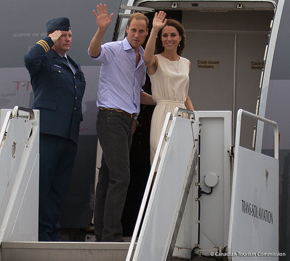 Duchess of Cambridge Departing Quebec.