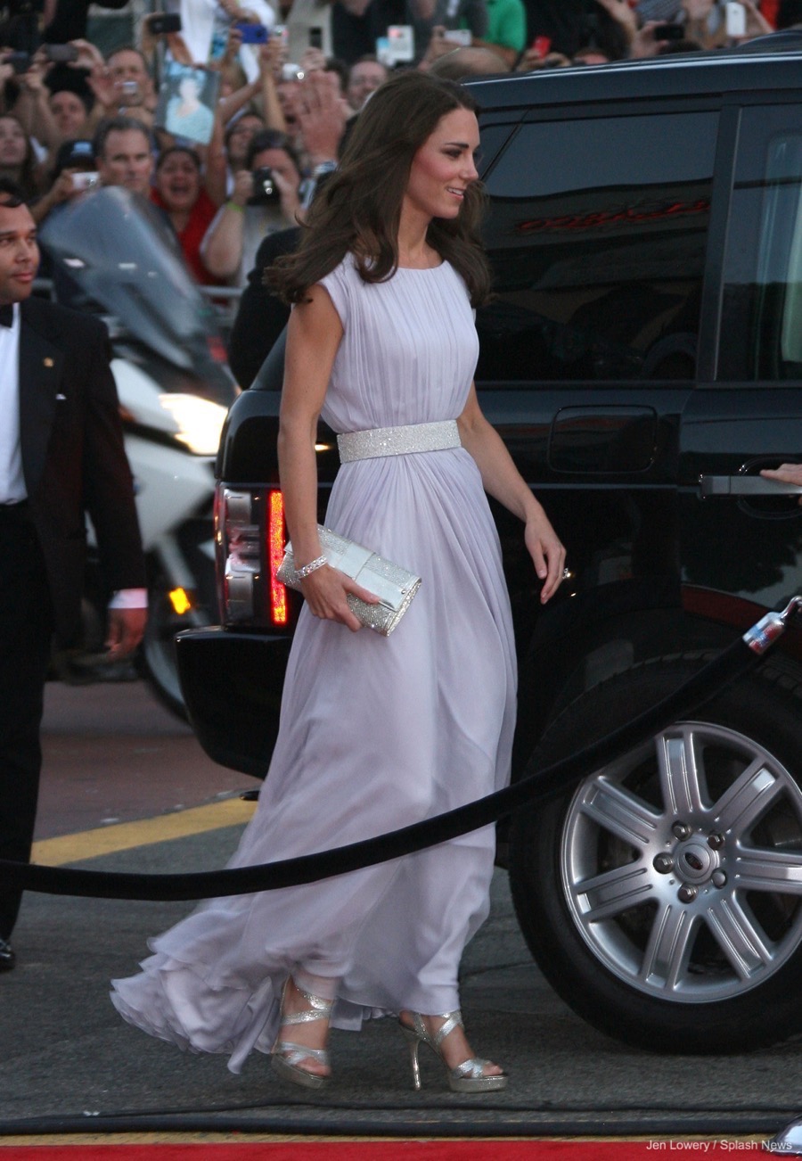 kate middleton lilac gown