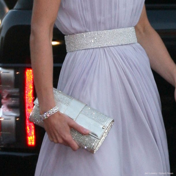 Kate Middleton's belt, clutch bag and bracelet at the BAFTA event in 2011