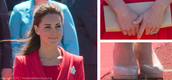 Kate Middleton's Accessories from final day in Canada