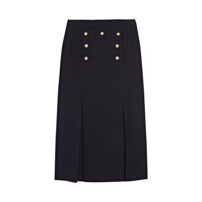 Kate Middleton's Alexander McQueen Military Skirt with Buttons