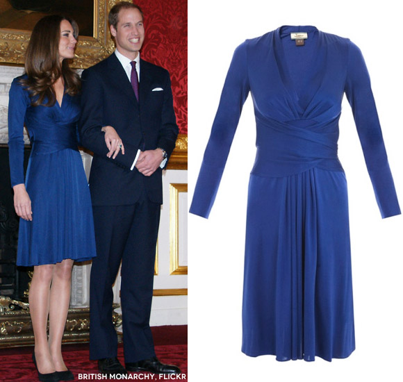 Kate Middleton Engagement Dress • Blue 