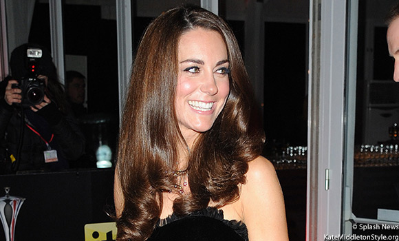 Kate Middleton stuns crowds at the “Millies” Military Awards in black velvet dress