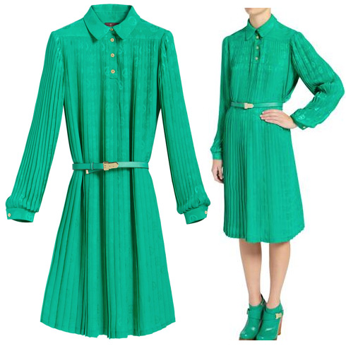 Kate wears Green Mulberry dress to Diamond Jubilee Press Reception