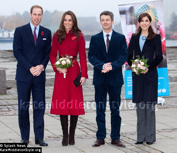 kate red coat unicef