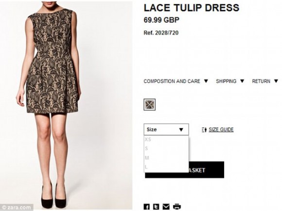 Zara Lace Tulip Dress