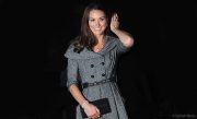 Duchess Kate wears Jesire coat dress and Jimmy Choo Cosmics for visit to the NPG