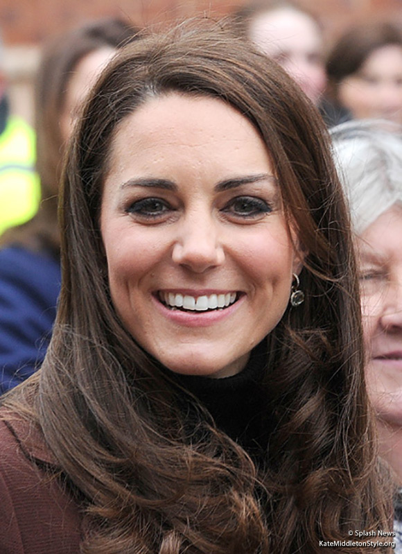 Kate wears Kiki McDonough earrings 