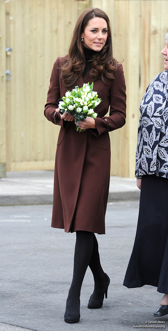 The Duchess of Cambridge wore Hobbs and Oasis for her visit to Liverpool