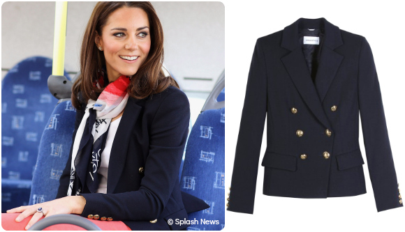 Kate Middleton in her Emilio Pucci blazer