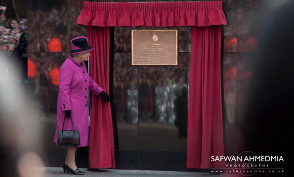 the queen plaque