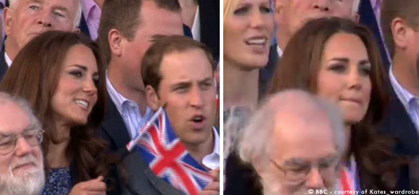 Kate attends the Queen’s Jubilee Concert at Buckingham Palace