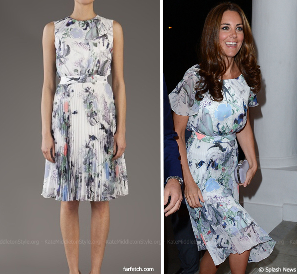 Kate Middleton's Erdem dress in Singapore - Jubilee Tour 2012