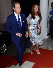 Kate MIddleton wearing Erdem at a Reception in Singapore during the 2012 Diamond Jubilee Tour