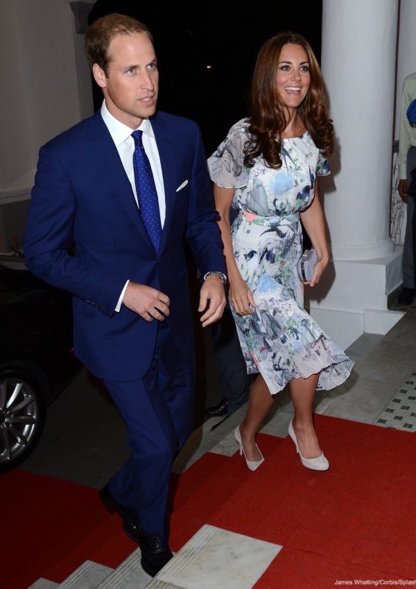 Kate MIddleton wearing Erdem at a Reception in Singapore during the 2012 Diamond Jubilee Tour