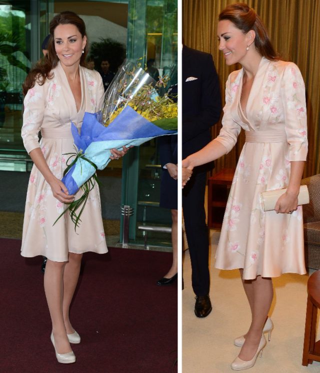 Kate Middleton Singapore | Outfit at Changi Airport & Botanic Gardens