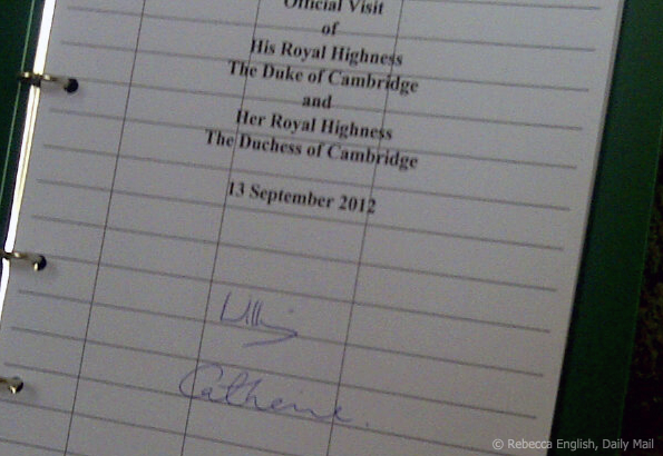 kate middleton signature