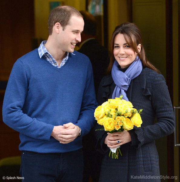 Pregnant Kate leaves hospital