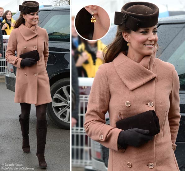 kate middleton pink coat