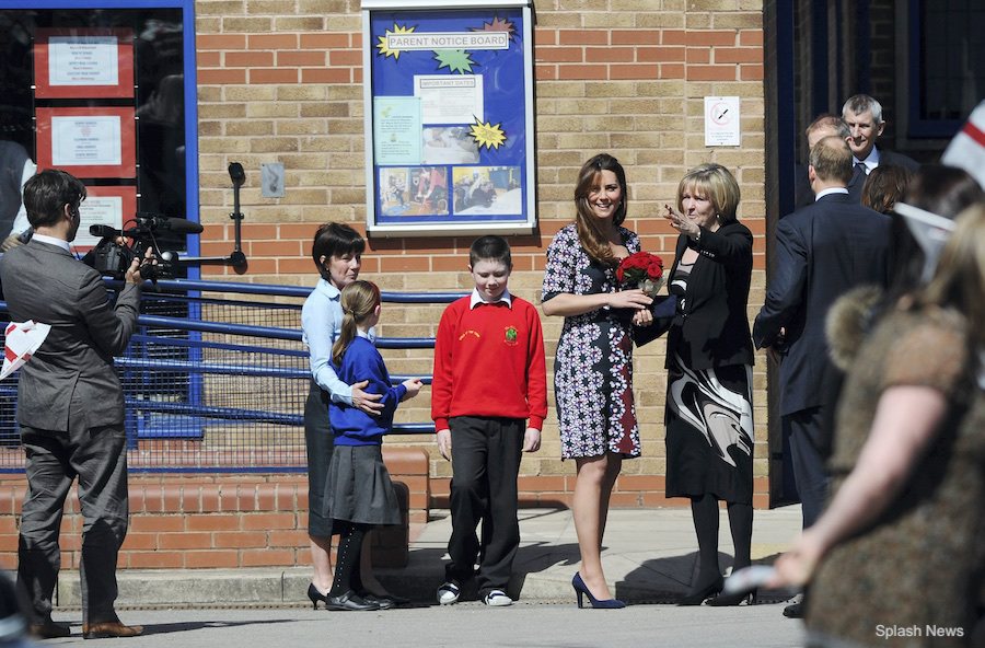 Kate Middleton launching M-PACT plus at Manchester school in 2013