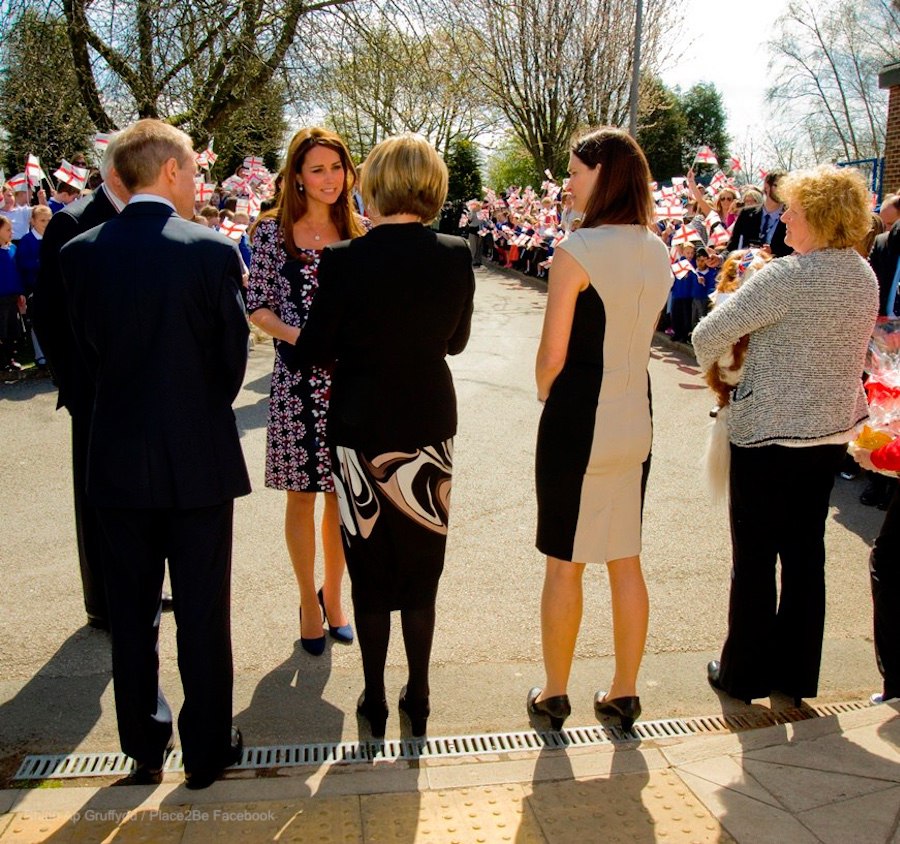 Kate Middleton launching M-PACT plus at a Manchester school in 2013