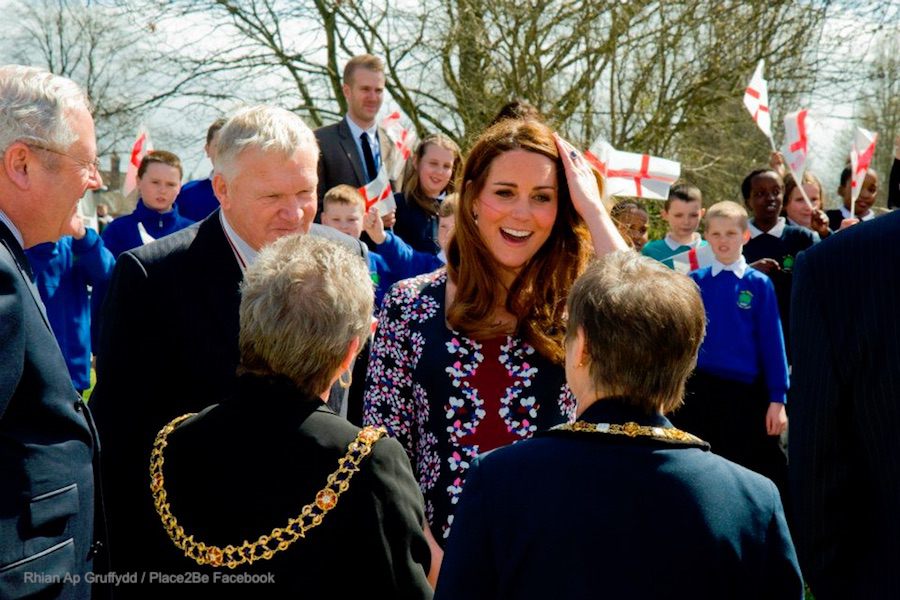 Kate Middleton launching M-PACT plus at a Manchester school in 2013