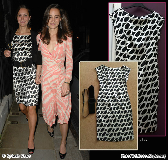 Kate Middleton Black Zara Dress